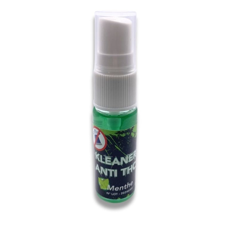 Spray oral anti-THC à la menthe, petit format pratique
