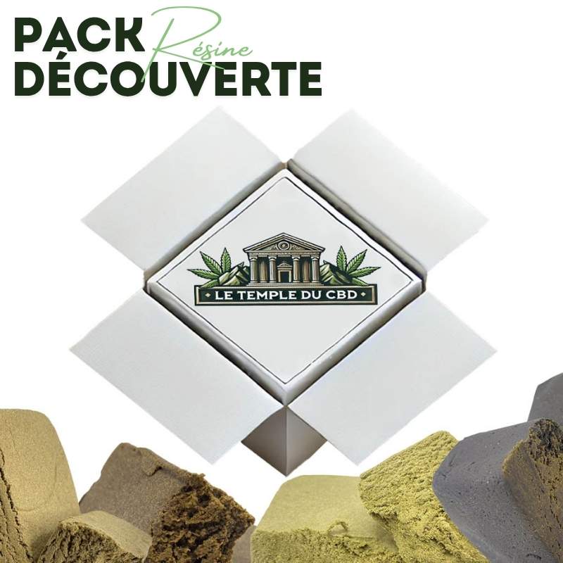 Pack Découverte Résine CBD 8g